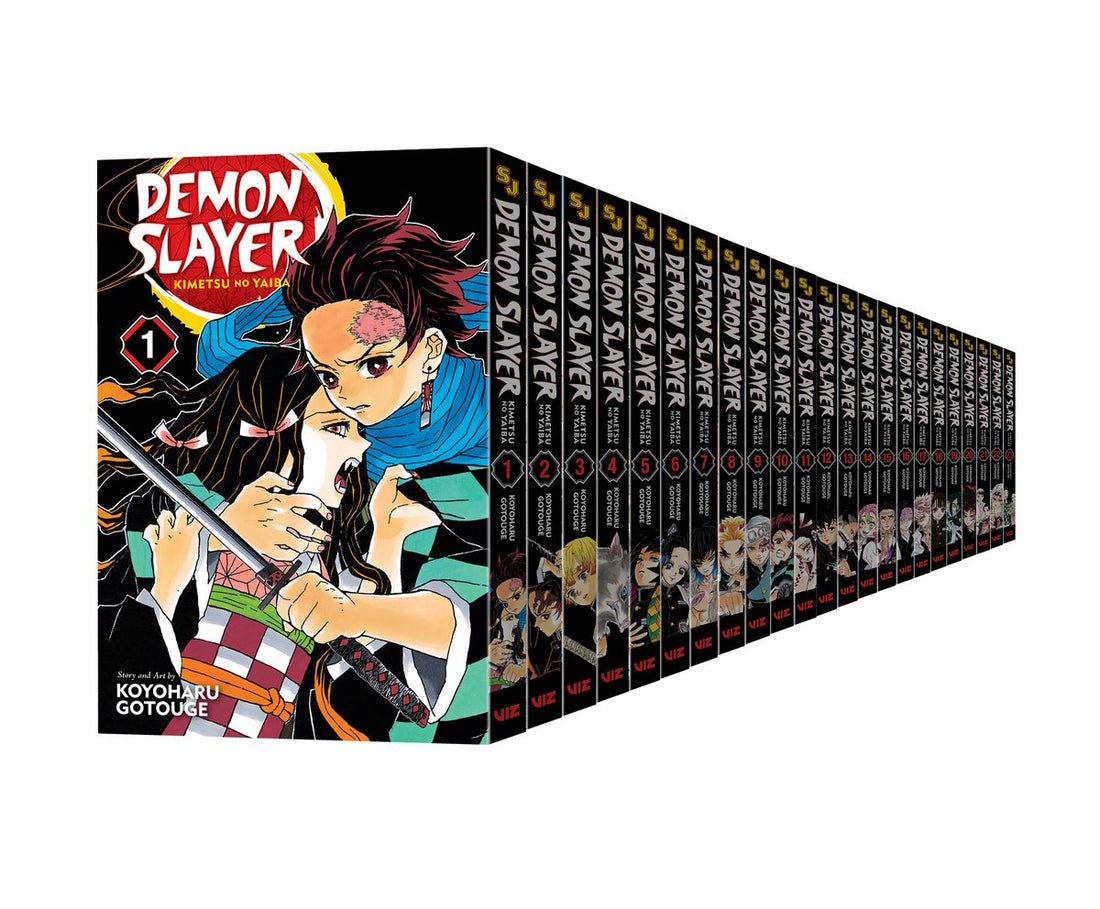 DEMONSLAYER COMPLETE BOX SET: (volumes 1-23) with premium (Demon Slayer: Kimetsu no Yaiba)